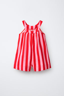 MONO CORTO RAYAS / Rojo - Zara фото 4