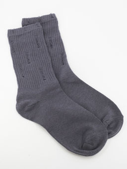 Носки р.35-40 Рваные Тёмно-серые - Krumpy фото 3