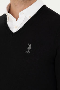 Мужской черный базовый свитер Неожиданная скидка в корзине - U.s. polo assn фото 7