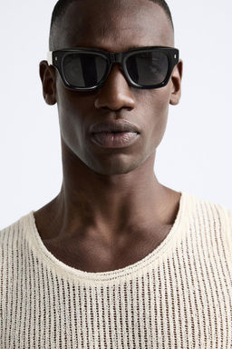 TEXTURED OPEN KNIT TOP - Zara фото 6