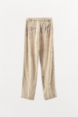 JACQUARD BUTTON TROUSERS ZW COLLECTION LIMITED EDITION - Zara фото 4