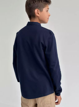 CRB wear/CWJB 63618-41 Рубашка для мальчика,темно-синий/Ex.Cherubino  фото 5