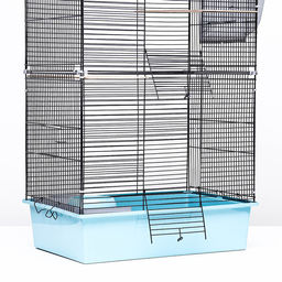 Клетка для шиншиллы Пижон №10, разборная, 58 х 40 х 88, бирюзовая - Simaland фото 5