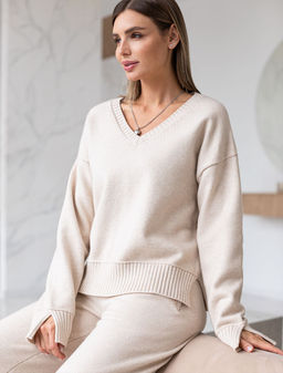 VILATTE / Джемпер из пряжи с кашемиром