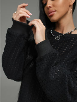 Фрэнсис свитшот женский (черный)