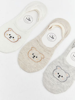 Bask?l? Kad?n Babet ?orap 3l?