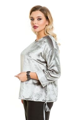 Туника 1103 мятно-серебристый - Novita фото 3