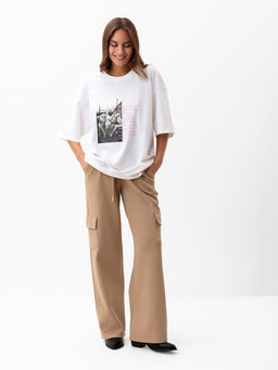 Футболка женская MIST Girl's rules, размер 44, белая