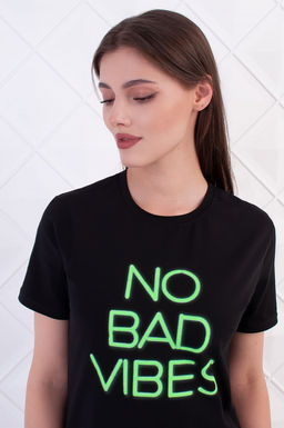 Арт. 9357 Туника женская 44-52 (5 шт) Цвет:черный