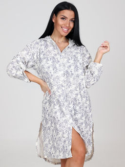 139 ТУНИКА ЖЕНСКАЯ ПЛЯЖНАЯ (Серый) - А-дина фото 3