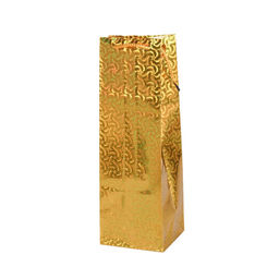 Цена за 12 шт. Пакет под бутылку 12х36х10 голография / GW-117 /уп12/1200/плотность бумаги 128г/м2 - Галеонтрейд фото 3