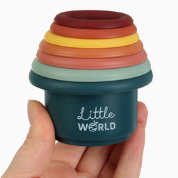 Стаканчики силиконовые M&B, в наборе 7 шт., цветные