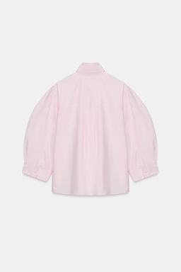 CAMISA MANGA ABULLONADA ZW COLLECTION / Rosa claro - Zara фото 5