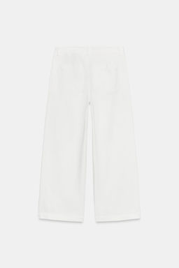 PANTAL?N CULOTTE BOTONES DORADOS / Blanco - Zara фото 7