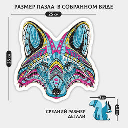 Пазл деревянный фигурный Енот, в раме - Puzzle фото 7