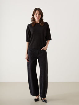 Bisiklet Yaka Kad?n Ti??rt