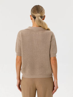 Блузка поло вязаная - Stilla фото 4