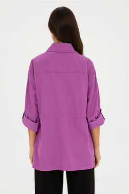 Женская фиолетовая куртка Неожиданная скидка в корзине - U.s. polo assn фото 5