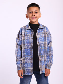 РБ018 Рубашка "Дакота" (голубой)