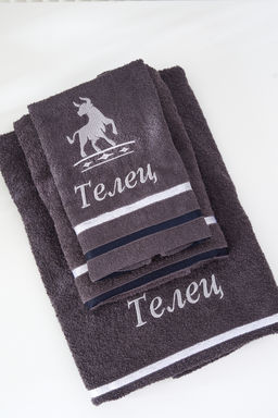 14418/10 Знаки зодиака полотенце махровое плотность 350гр