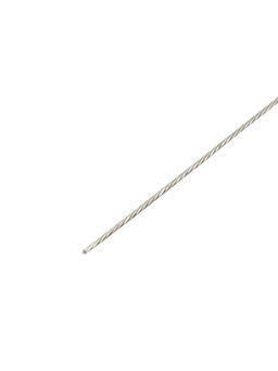 Тросик ювелирный, 0.45 мм, катушка 24 метра, цвет стальной