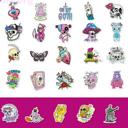 Набор наклеек Death party - Купи слона фото 2