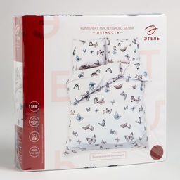 Постельное бельё Этель дуэт Легкость 143*215 см - 2 шт, 240*220 см, 70*70 см -2 шт  фото 18