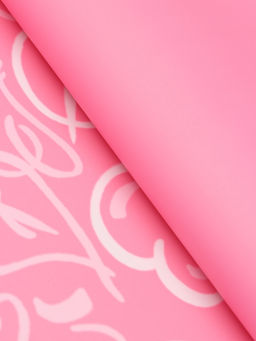 Цена за 20 шт. Плёнка флористическая для цветов, «Сердца», розовая, 57×57 см