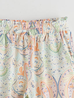 Beli Lastikli K?z ?ocuk Pantolon