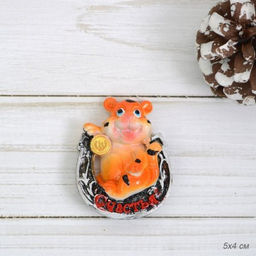 Магнит Тигр с подковой и деньгами / 21372 /уп 24/960/ - Галеонтрейд фото 3