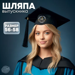 Шляпа выпускника, конфедератка Выпускник