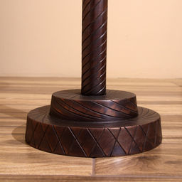 Стол кофейный, 41×41×55 см, алюминий, мрамор