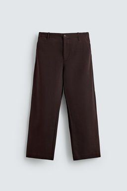 PANTAL?N BALLOON FIT ESTRUCTURA / Granate - Zara фото 6