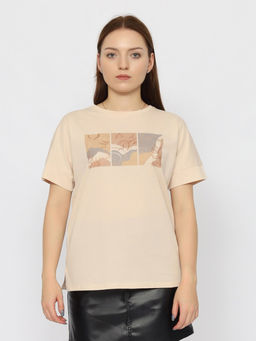 CRB wear / CSMW 60352-31 Футболка женская,бежевый/Ex.Cherubino