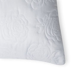 Подушка «Роза», 70×70 см, белая, полиэфирное волокно