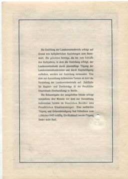 Облигация 4,5% 1000 рейхсмарок 1939 года Германия