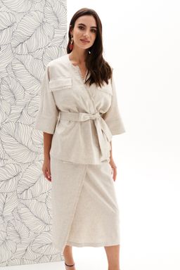 Комплект изо льна с вискозой - Elletto фото 9