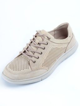 Б698A-3 BEIGE Полуботинки мужские (натуральная кожа,нубук) - Фабричный китай фото 4