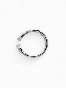 Серьги каффы «Булавка», цвет серебро