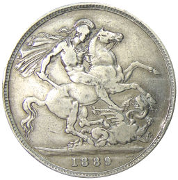 1 крона 1889 года Великобритания