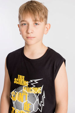 Костюм (майка+шорты) М223059Па Черный - Елена фото 8