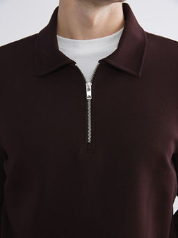 Polo Yaka Erkek Sweatshirt