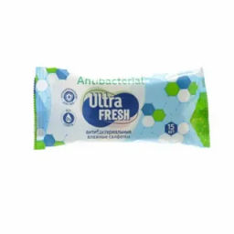 ULTRA FRESH влажн.салфетки (15шт) Antibacterial