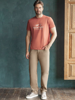 Футболка из премиального хлопка с авторским принтом - Vilatte фото 5