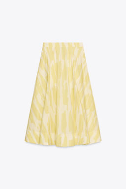 ZW COLLECTION PRINTED MIDI SKIRT - Zara фото 6
