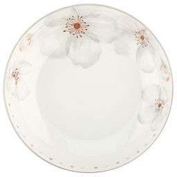 Жасмин Тарелка глубокая фарфоровая д228мм h44мм, 950мл, с деколью, отводка (Китай) - Домашняя мода фото 3