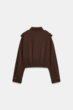 SHIRT WITH SHOULDER TABS