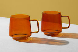 Набор кружек Blend Sala, янтарный, 0,4 л, 2 шт