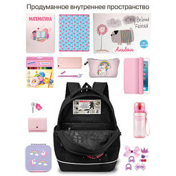RG-663-1 Рюкзак школьный с картхолдером на держателе - Grizzly фото 39