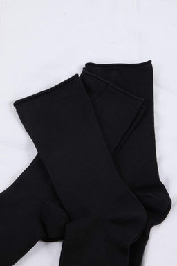 Siyah 3lu Duz Jakar Orme Corap THMSS26CO00007